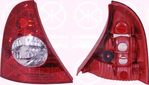 Klokkerholm 60320713 - Задній ліхтар autocars.com.ua