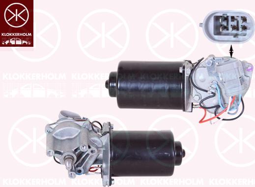 Klokkerholm 60373273 - Двигун склоочисника autocars.com.ua