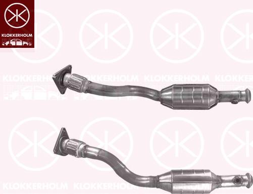 Klokkerholm 60378600 - Каталізатор autocars.com.ua