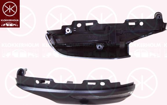 Klokkerholm 60461057 - Бічний ліхтар, покажчик повороту autocars.com.ua