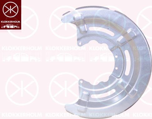 Klokkerholm 6089870 - Відбивач, диск гальмівного механізму autocars.com.ua