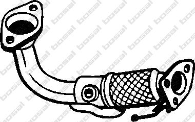 Klokkerholm 700-033 - Труба вихлопного газу autocars.com.ua