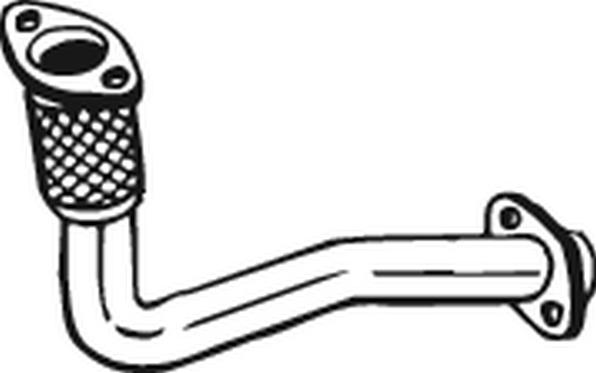 Klokkerholm 713-255 - Труба вихлопного газу autocars.com.ua