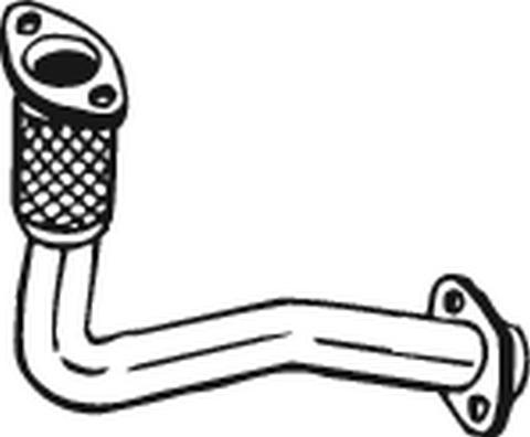 Klokkerholm 726-817 - Труба вихлопного газу autocars.com.ua