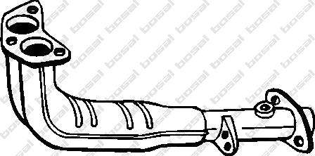 Klokkerholm 750-031 - Труба выхлопного газа avtokuzovplus.com.ua