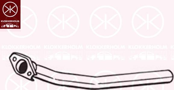 Klokkerholm 750-439 - Труба выхлопного газа avtokuzovplus.com.ua