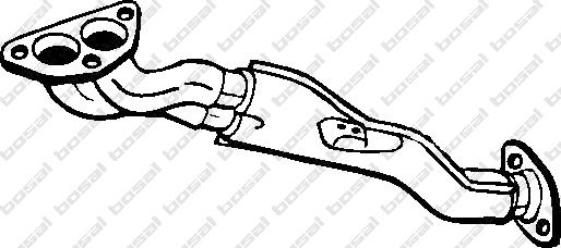 Klokkerholm 753-003 - Труба вихлопного газу autocars.com.ua