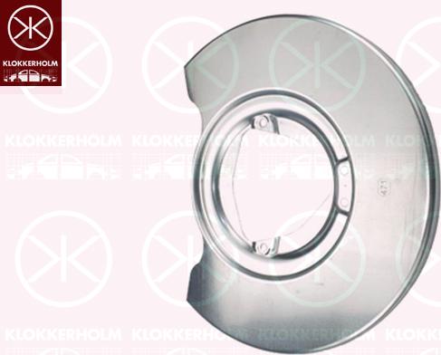 Klokkerholm 7802379 - Відбивач, диск гальмівного механізму autocars.com.ua