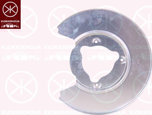Klokkerholm 7802877 - Відбивач, диск гальмівного механізму autocars.com.ua