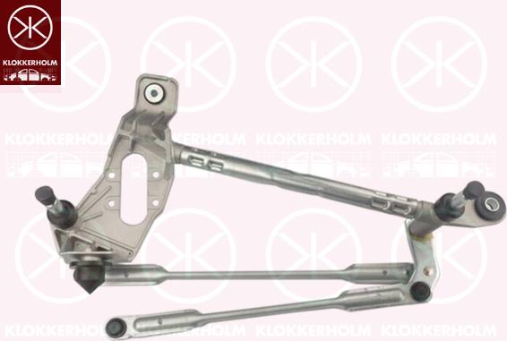 Klokkerholm 78043280 - Система тяг і важелів приводу склоочисника autocars.com.ua