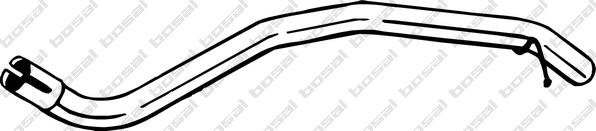 Klokkerholm 800-213 - Труба вихлопного газу autocars.com.ua