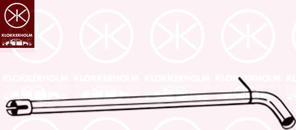 Klokkerholm 800-263 - Труба вихлопного газу autocars.com.ua