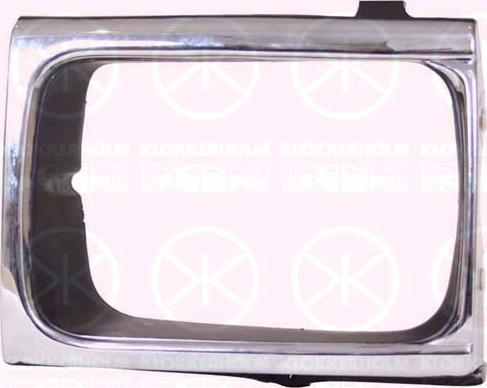 Klokkerholm 8124995 - Рамка, основна фара autocars.com.ua
