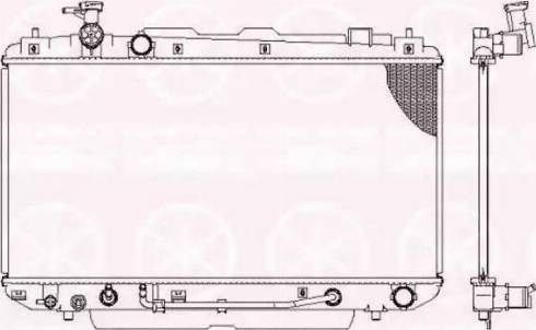 Klokkerholm 8179302299 - Радиатор, охлаждение двигателя avtokuzovplus.com.ua