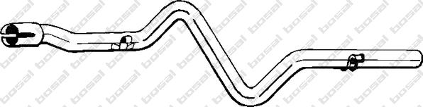 Klokkerholm 831-269 - Труба вихлопного газу autocars.com.ua