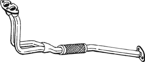 Klokkerholm 841-999 - Труба вихлопного газу autocars.com.ua