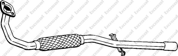 Klokkerholm 866-341 - Труба вихлопного газу autocars.com.ua