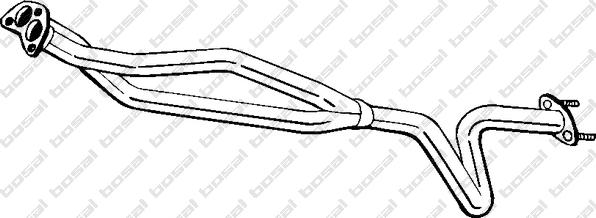 Klokkerholm 873-387 - Труба вихлопного газу autocars.com.ua