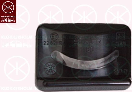 Klokkerholm 90350850 - Ліхтар освітлення номерного знака autocars.com.ua