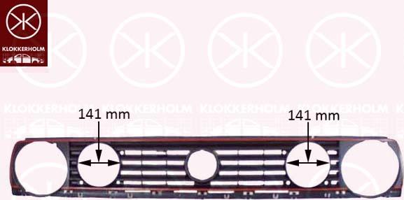 Klokkerholm 9521996 - Решітка радіатора autocars.com.ua