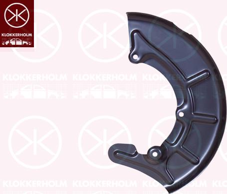 Klokkerholm 9522374 - Відбивач, диск гальмівного механізму autocars.com.ua