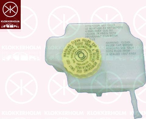 Klokkerholm 95333001 - Компенсационный бак, охлаждающая жидкость avtokuzovplus.com.ua