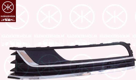 Klokkerholm 95479112 - Решітка вентилятора, буфер autocars.com.ua