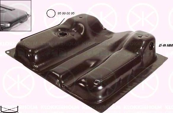 Klokkerholm 9557007 - Паливний бак autocars.com.ua
