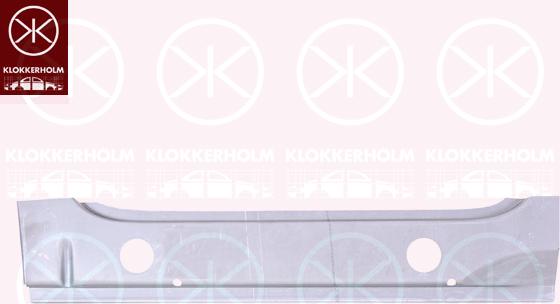 Klokkerholm 9558062 - Підніжка, накладка порога autocars.com.ua