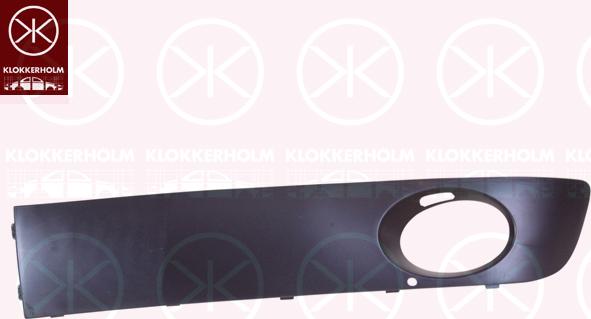 Klokkerholm 95689212 - Решітка вентилятора, буфер autocars.com.ua