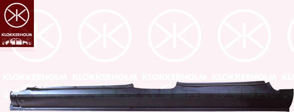 Klokkerholm 9590 011 - накладка порогу. 4-дверн.. лів. autocars.com.ua