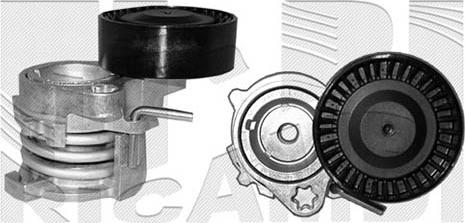 KM International FI13120 - Натягувач ременя, клинові зуб. autocars.com.ua