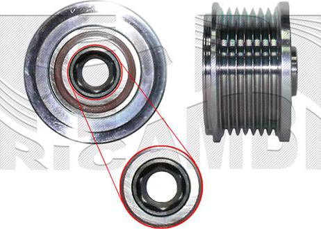 KM International FI20790 - Шкив генератора, муфта autodnr.net