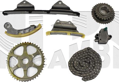 KM International KCD205 - Комплект цепи привода распредвала autodnr.net
