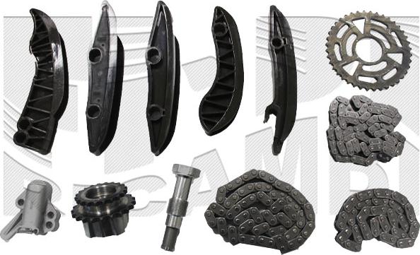 KM International KCD355 - Комплект цепи привода распредвала autodnr.net