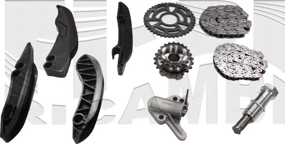 KM International KCD412 - Комплект цепи привода распредвала autodnr.net
