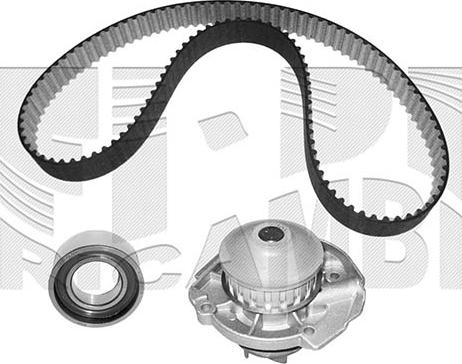 KM International WKFI078 - Водяний насос + комплект зубчатого ременя autocars.com.ua