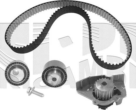 KM International WKFI090 - Водяний насос + комплект зубчатого ременя autocars.com.ua