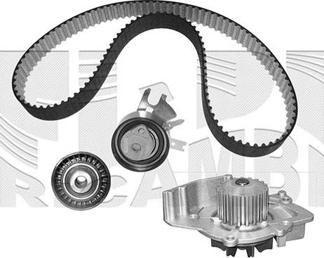 KM International WKFI351 - Водяний насос + комплект зубчатого ременя autocars.com.ua