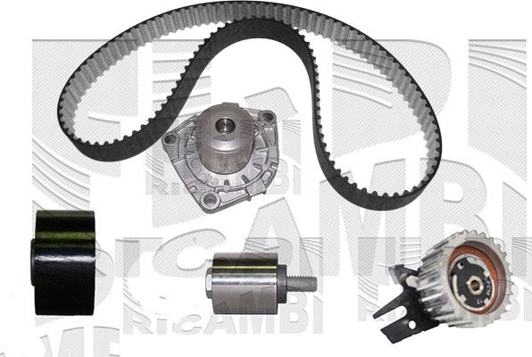 KM International WKFI705 - Водяний насос + комплект зубчатого ременя autocars.com.ua