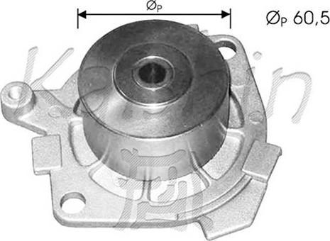 KM International WPK368 - Водяний насос autocars.com.ua
