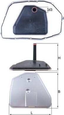 KNECHT HX 164D1 - Гідрофільтри, автоматична коробка передач autocars.com.ua