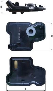 KNECHT HX 395 - Гідрофільтри, автоматична коробка передач autocars.com.ua