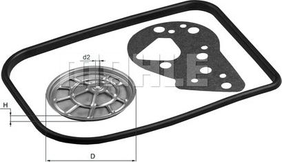 KNECHT HX 82D - Гидрофильтр, автоматическая коробка передач autodnr.net