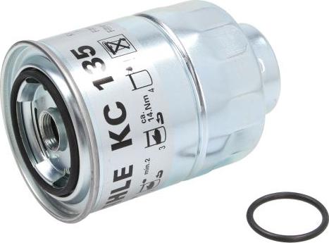 KNECHT KC 135D - Паливний фільтр autocars.com.ua