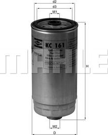 KNECHT KC 161 - Топливный фильтр autodnr.net