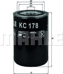 KNECHT KC 178 - Топливный фильтр avtokuzovplus.com.ua