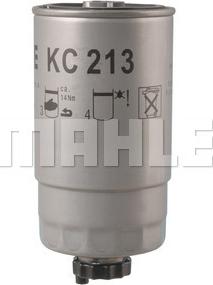 KNECHT KC 213 - Топливный фильтр autodnr.net