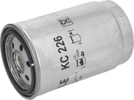 KNECHT KC 226 - Паливний фільтр autocars.com.ua