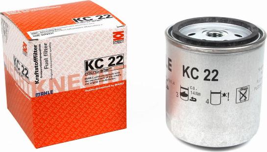 KNECHT KC 22 - Топливный фильтр autodnr.net